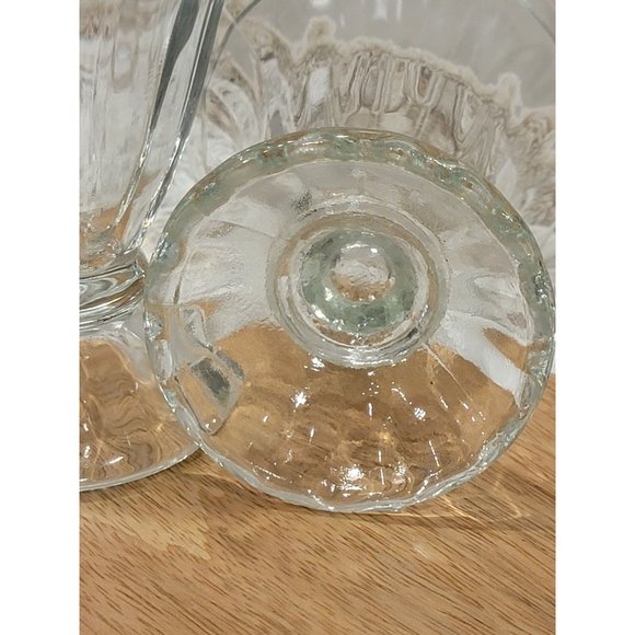 Vintage Clear Tulip Shaped Sundae Dish, Set of 2 - Picture 2 of 8